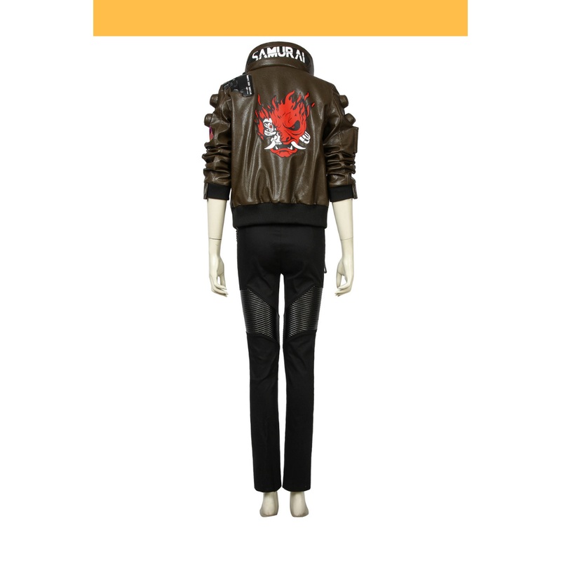 Cyberpunk 2077 Female PU Leather Cosplay Costume