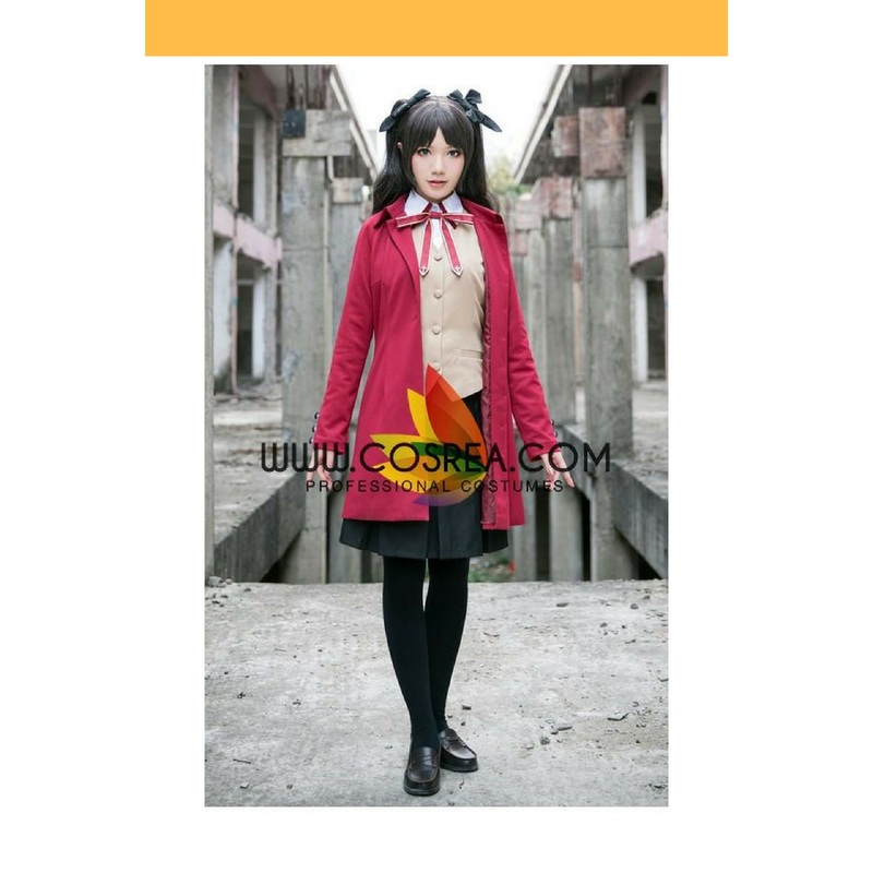 Fate Rin Tohsaka Homurahara Cosplay Costume