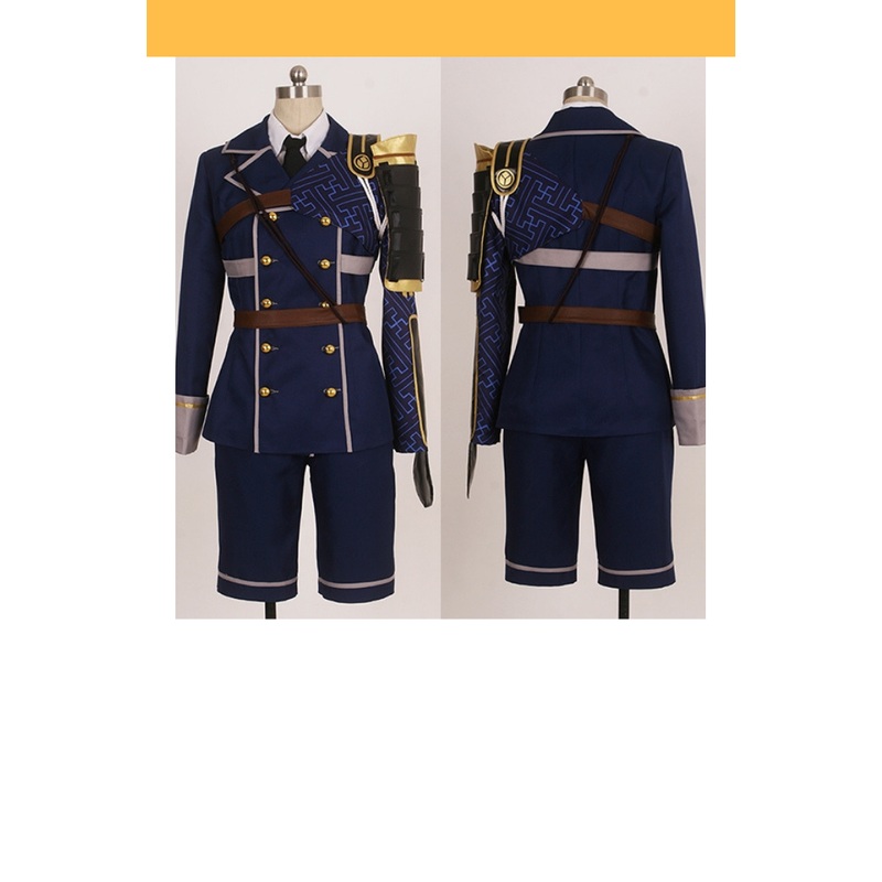 Touken Ranbu Atsushi Toushirou Navy Blue Cosplay Costume