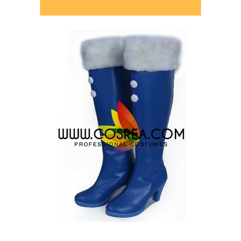 Vocaloid Snow Miku Cosplay Shoes