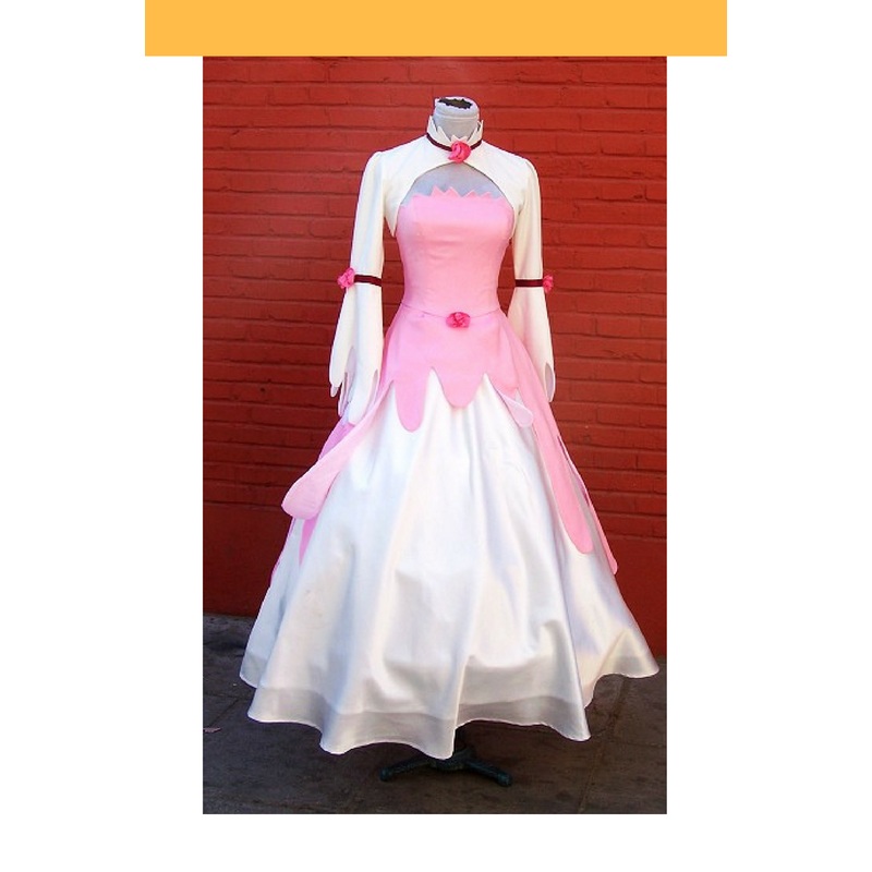 Code Geass Euphiemia Pink Satin Cosplay Costume