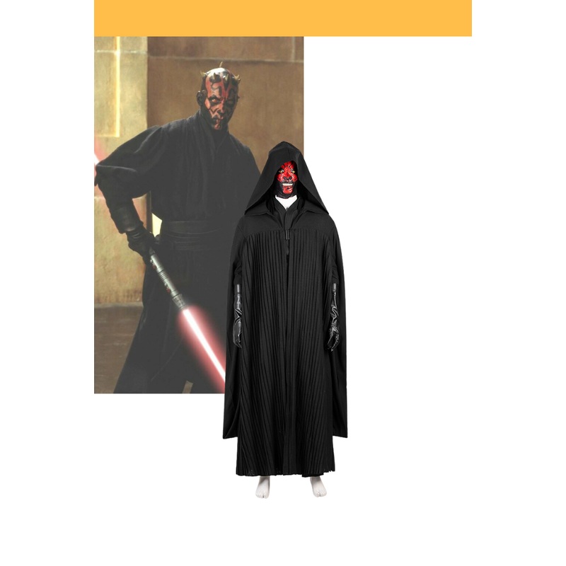 Darth Maul Star Wars PU Leather Cosplay Costume