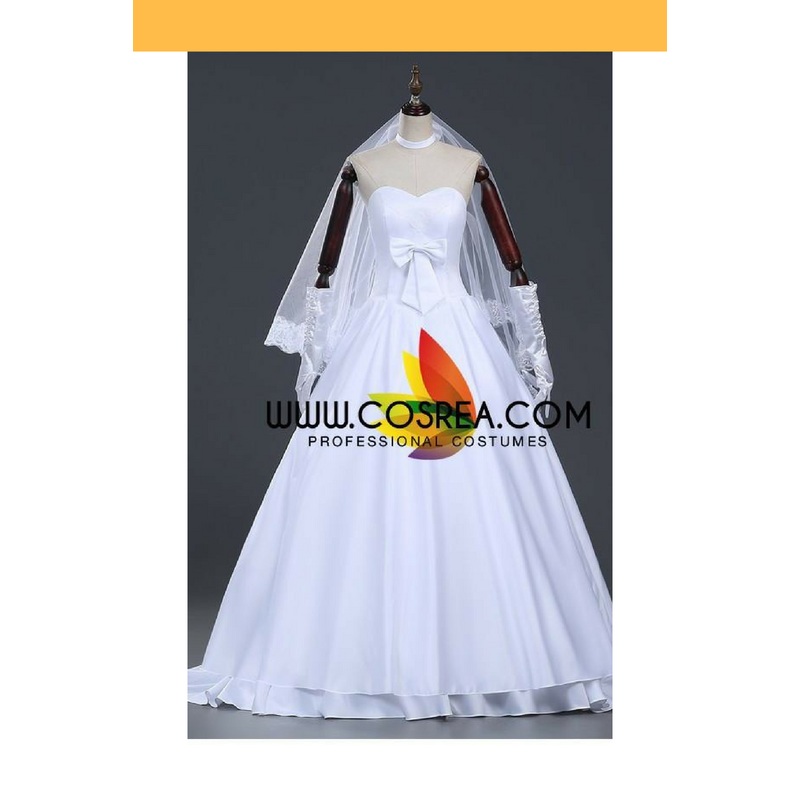 Fate Saber Anniversary Wedding Cosplay Costume