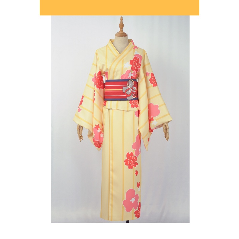 Fate Grand Order Mash Kyrielight Google Play Yukata Cosplay Costume