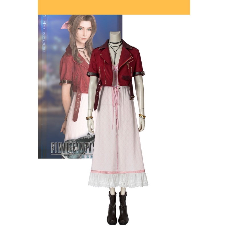 Final Fantasy VII Remake FF7 Remake Aerith Complete Cosplay Costume