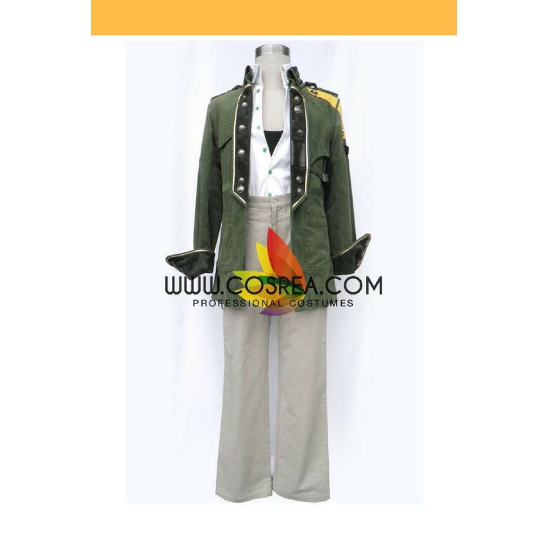 Final Fantasy XIII FF13 Sazh Katzroy Cosplay Costume