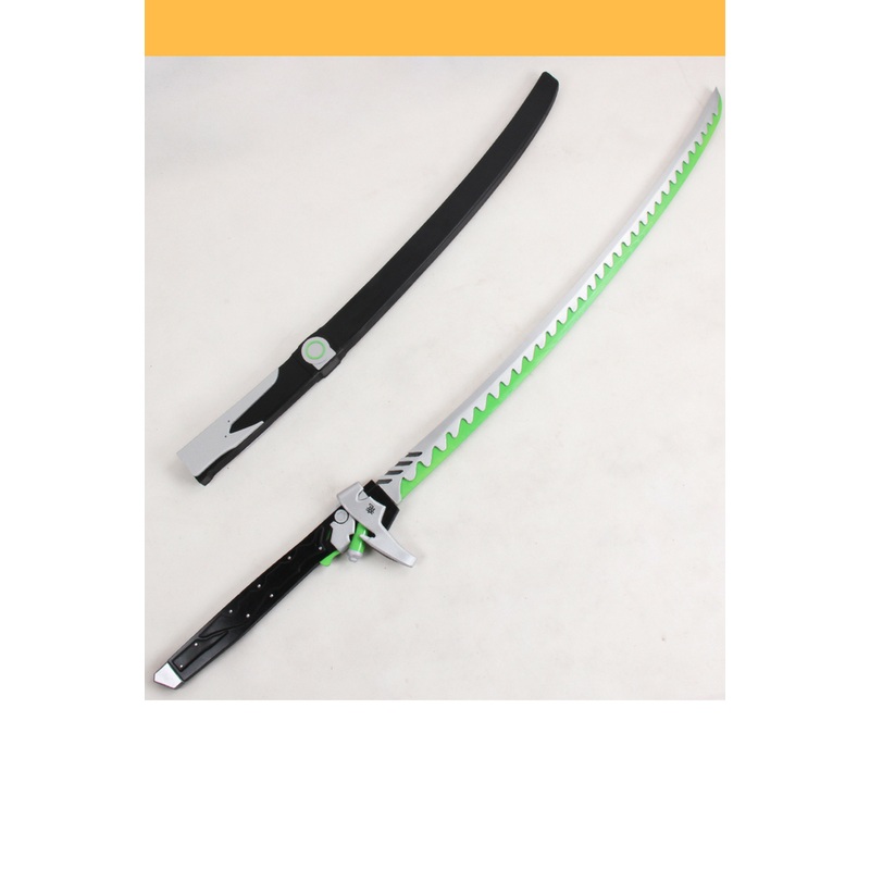 Overwatch Genji Classic Katana Sword Set Cosplay Prop