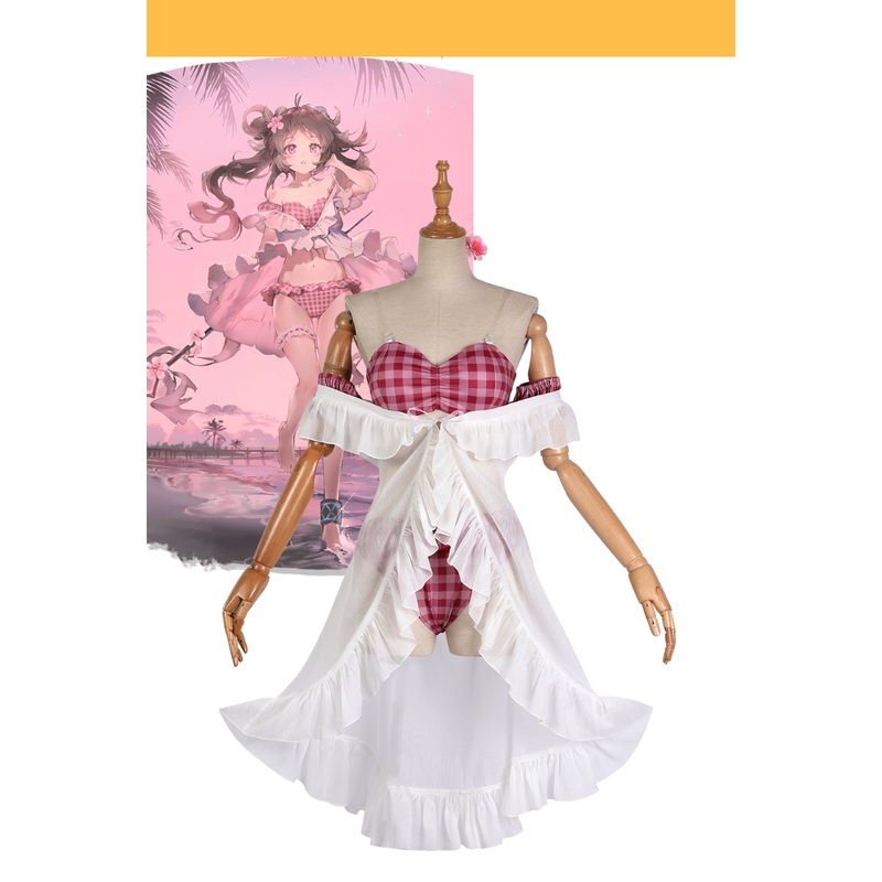 Arknights Eyjafjalla Summer Outfit Standard Size Only Cosplay Costume
