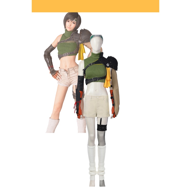 Final Fantasy VII Remake FF7 Remake Yuffie Kisaragi Cosplay Costume