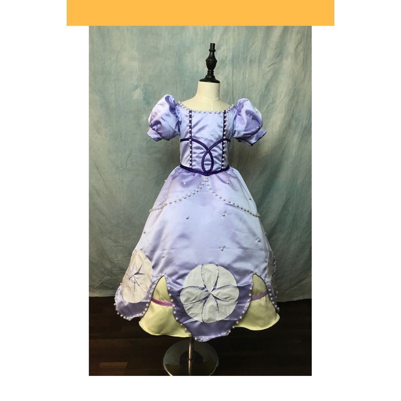 First Princess Sofia Girls Size Cosplay Costume