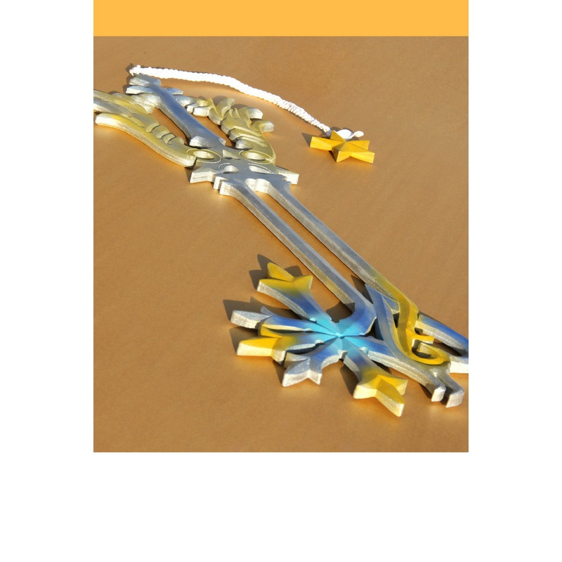 Kingdom Hearts Sora Oathkeeper Keyblade Cosplay Prop