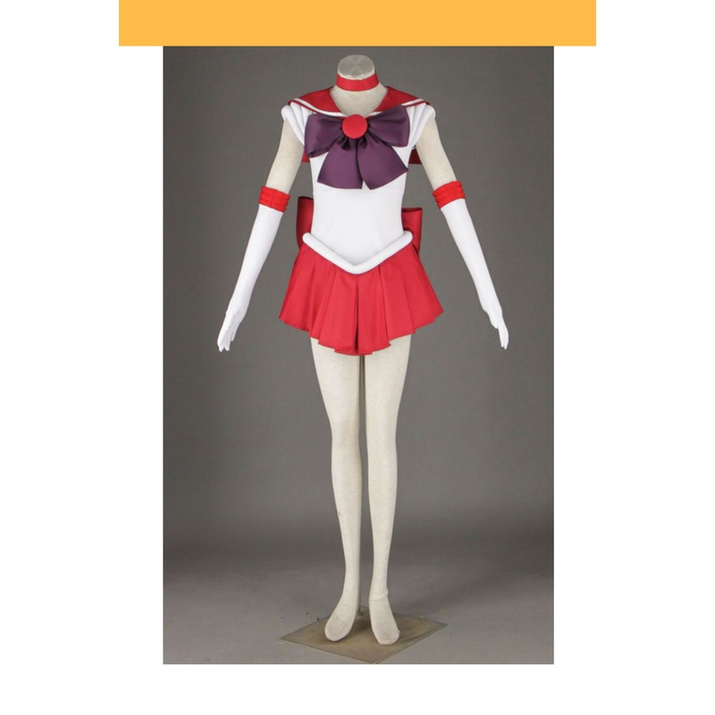 Sailormoon Sailor Mars Rei Hino Cosplay Costume