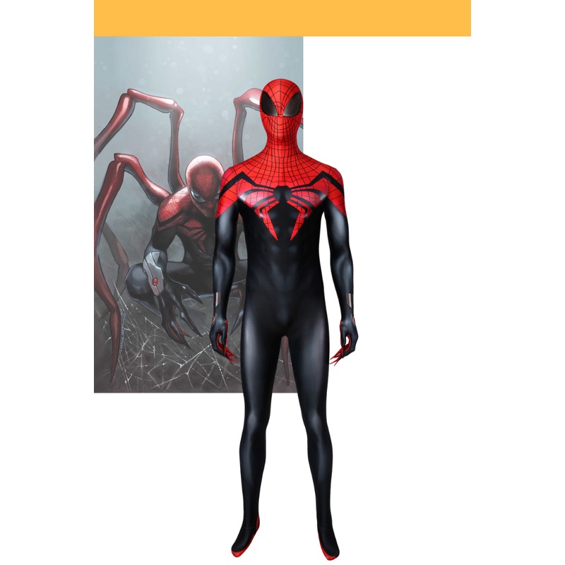 The Ultimate Spiderman Comic Version Digital Printed Cosplay Costume