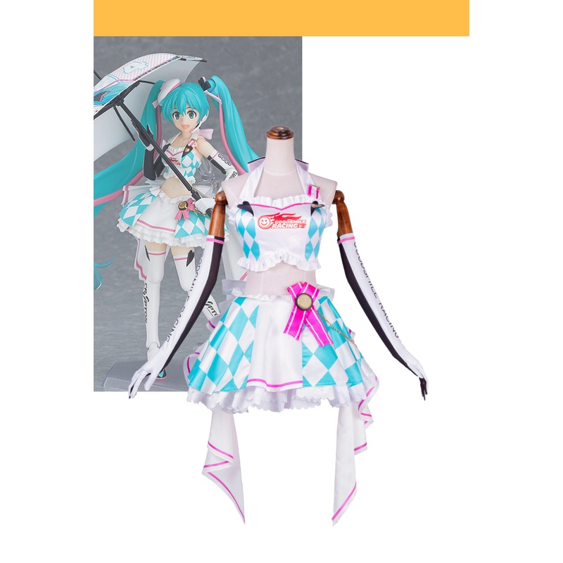 Vocaloid Hatsune Miku Racing Cosplay Costume