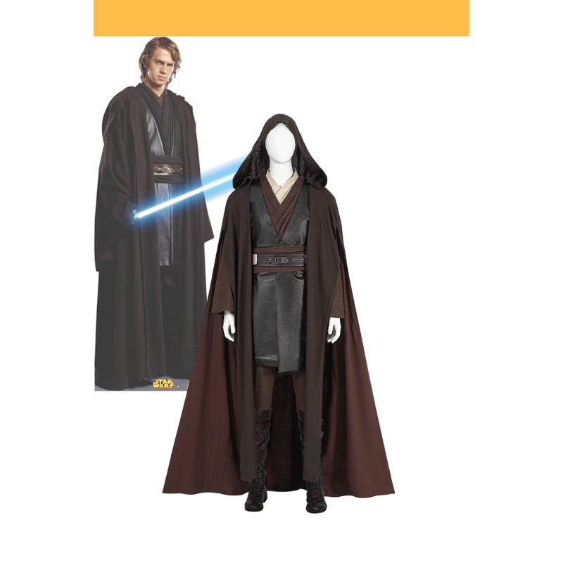 Anakin Skywalker Attack of the Clones Textured Fabric Cosplay Costume