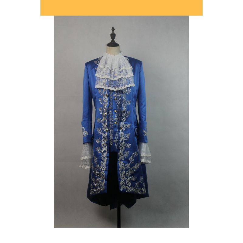 Beast 2017 Live Action Movie Formal Embroidered Cosplay Costume