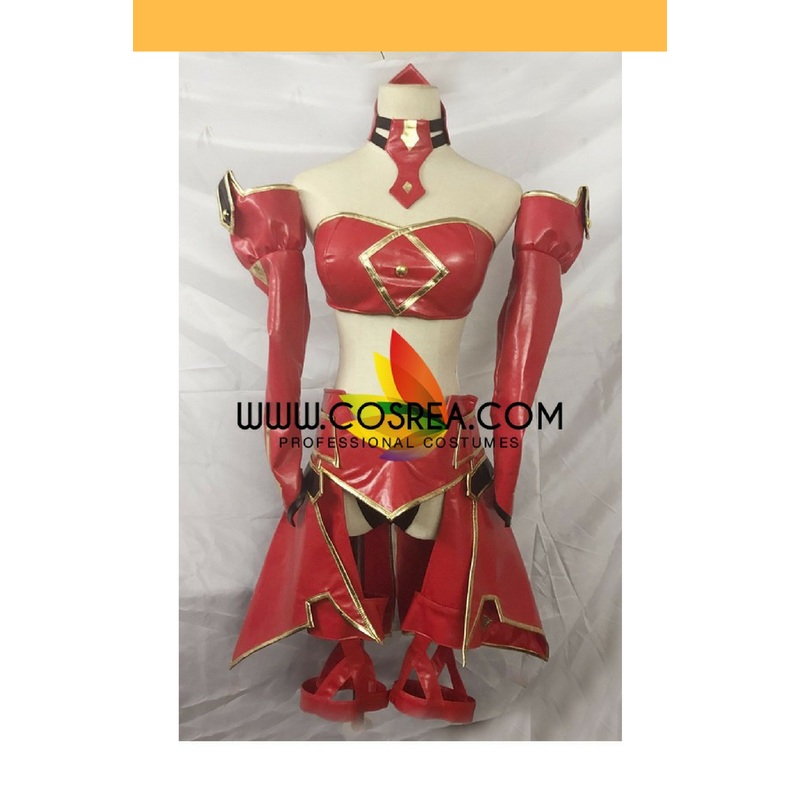 Fate Grand Order Mordred PU Leather Version Cosplay Costume