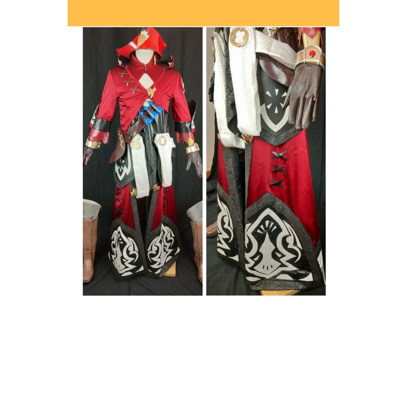 Final Fantasy XIV FF14 Red Mage Cosplay Costume