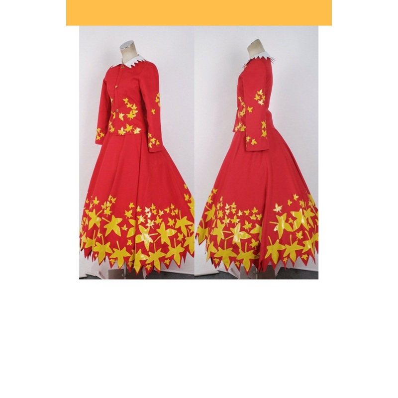 Touhou Project Mountain of Faith Aki Shizuha Cosplay Costume