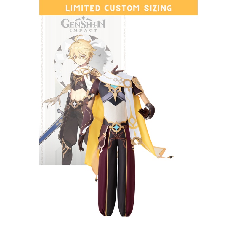 Traveler Genshin Impact Limited Custom Sizing Cosplay Costume
