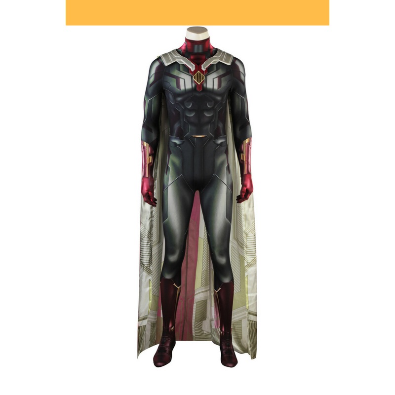 Vision The Avengers Digital Printed Cosplay Costume