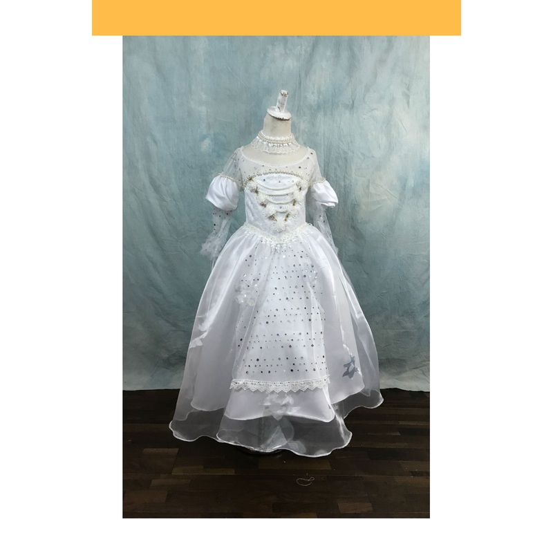 White Queen Alice in the Wonderland Girls Size Cosplay Costume
