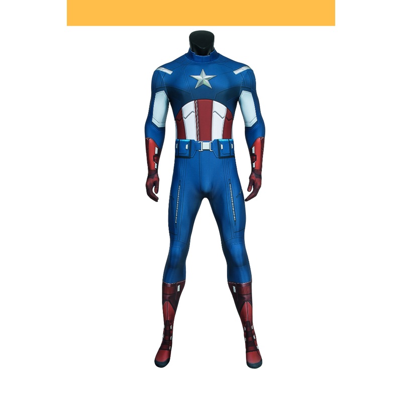 Captain America Digital Printed Cosplay Costume