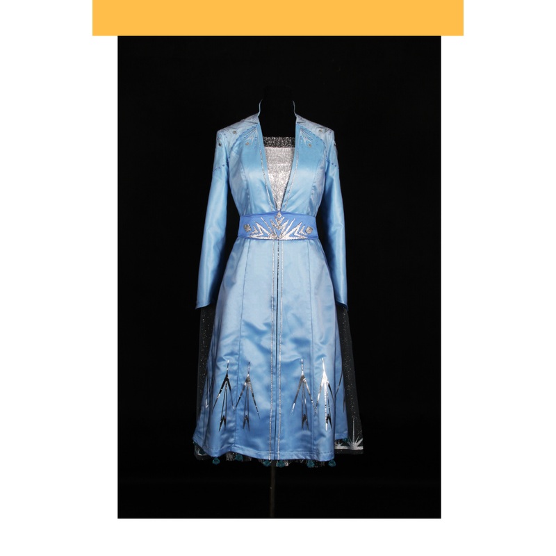 Frozen 2 Elsa High Detail Embroidered Cosplay Costume