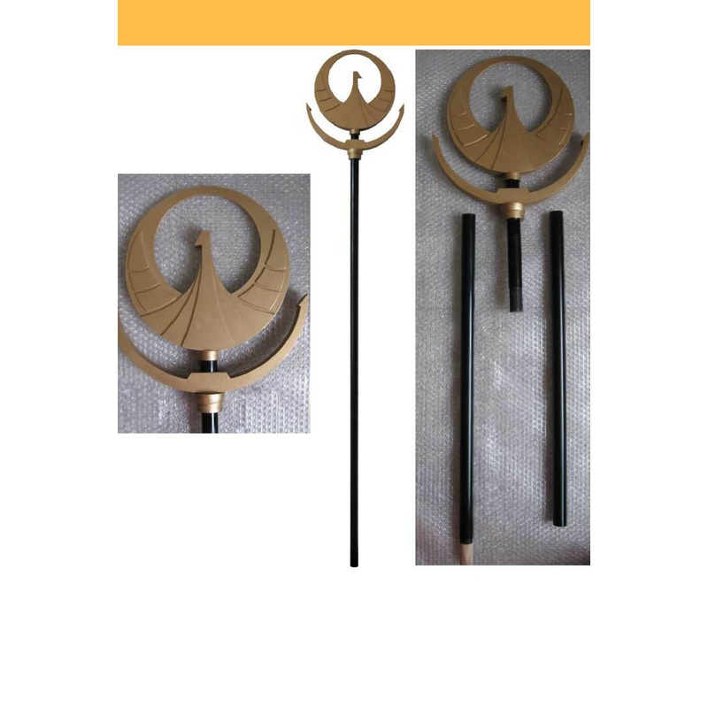 Saint Seiya Athena Classic Gold Staff Cosplay Prop