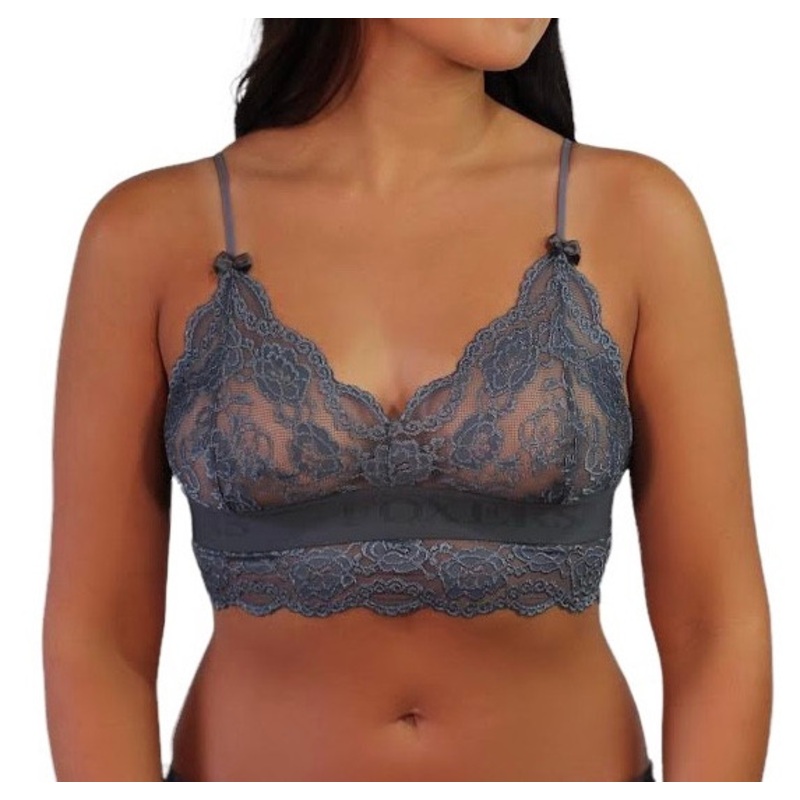 Chargray lace FOXERS bikini top bralette