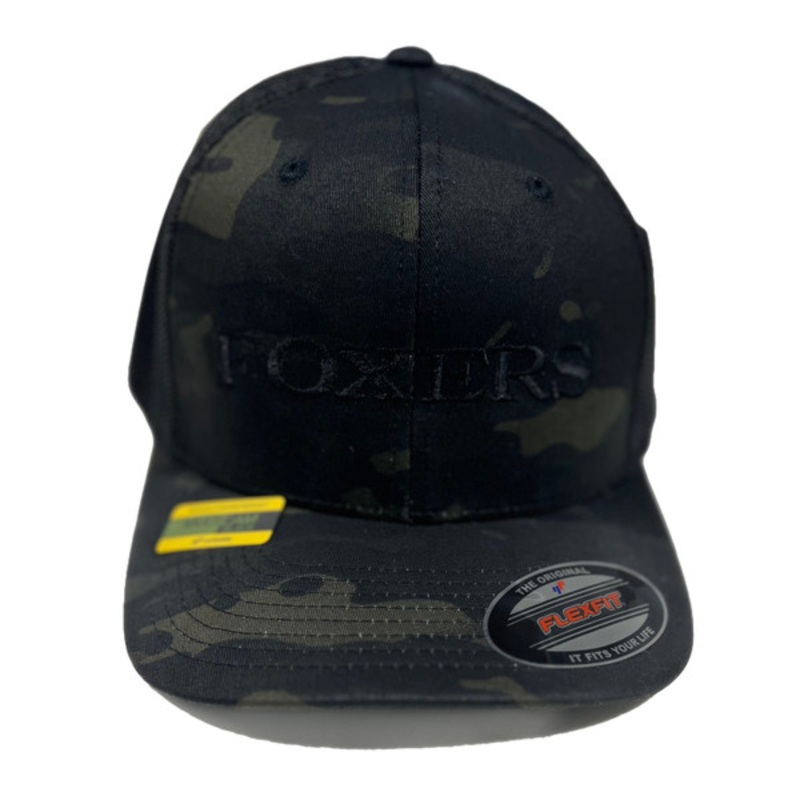 FOXERS Black Camouflage Flat Bill Snapback Hat