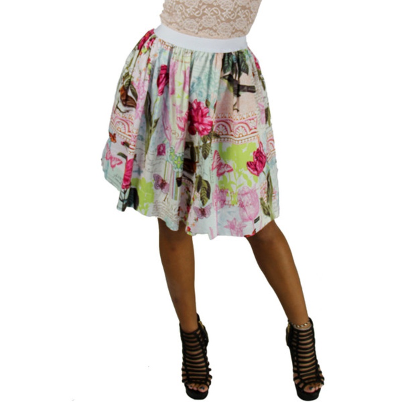 French Memoirs Skirt With Pockets