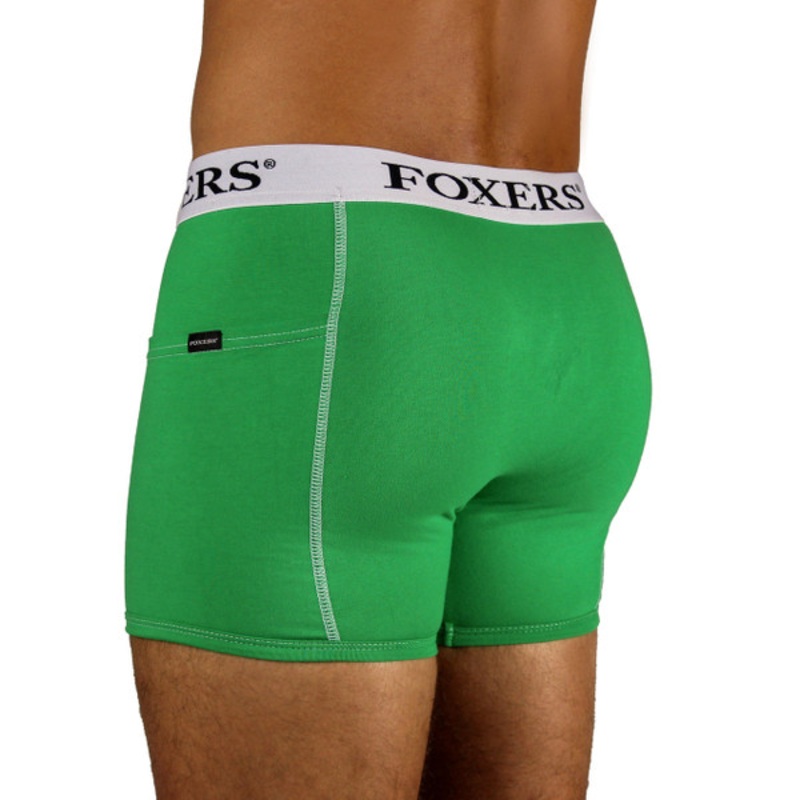 Men’s Kelly Green Boxer Brief with Foxers Logo Band
