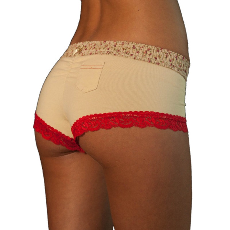 Blushing Rose over Mocha Boyshort