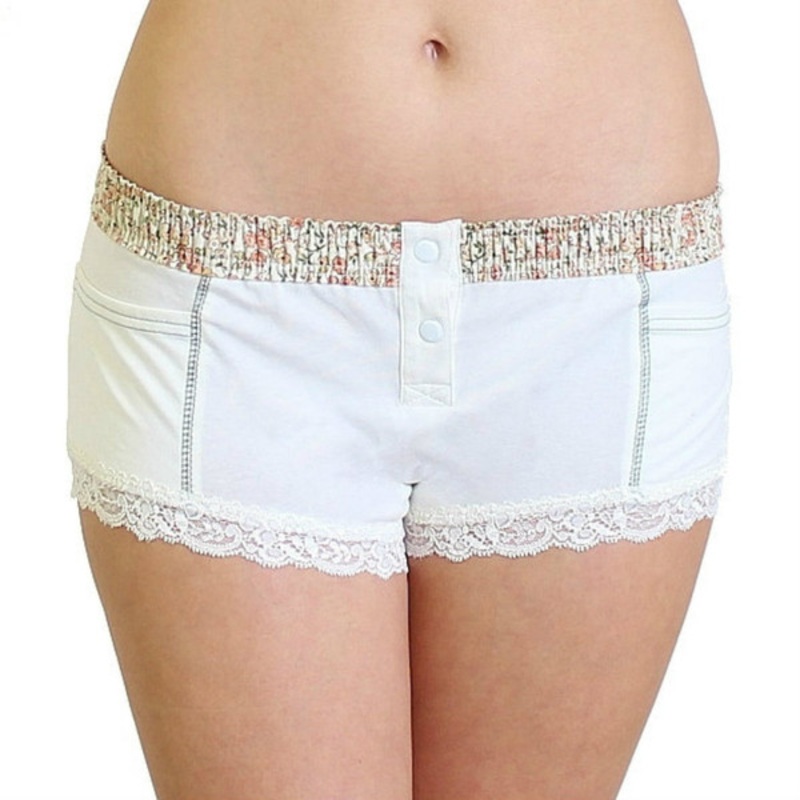 Ivory Boxer Brief FOXERS Blush Bouquet