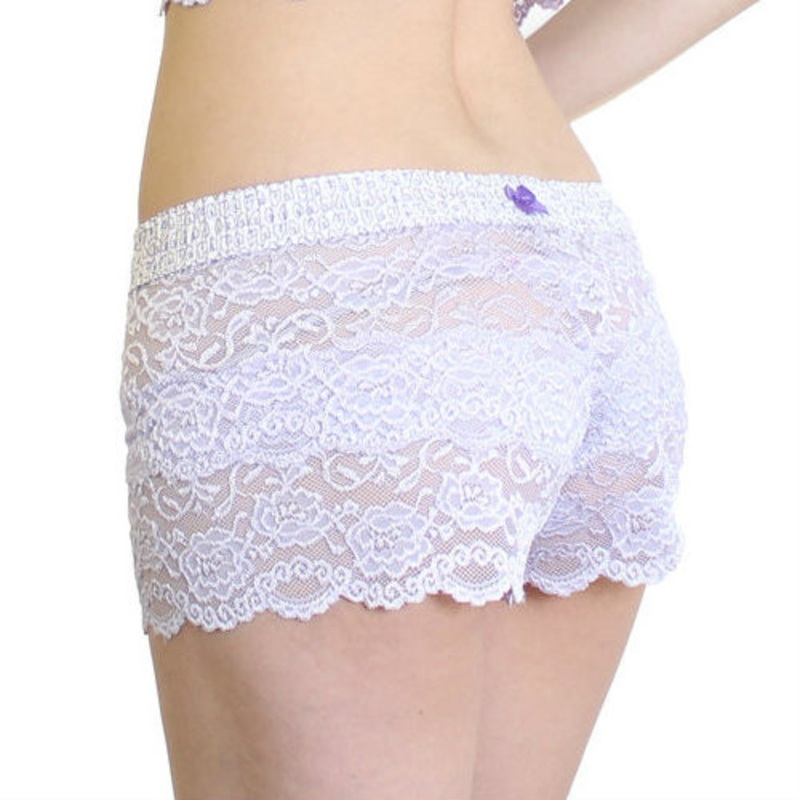 Lavender Lace Boxers with Lavender Heart Band