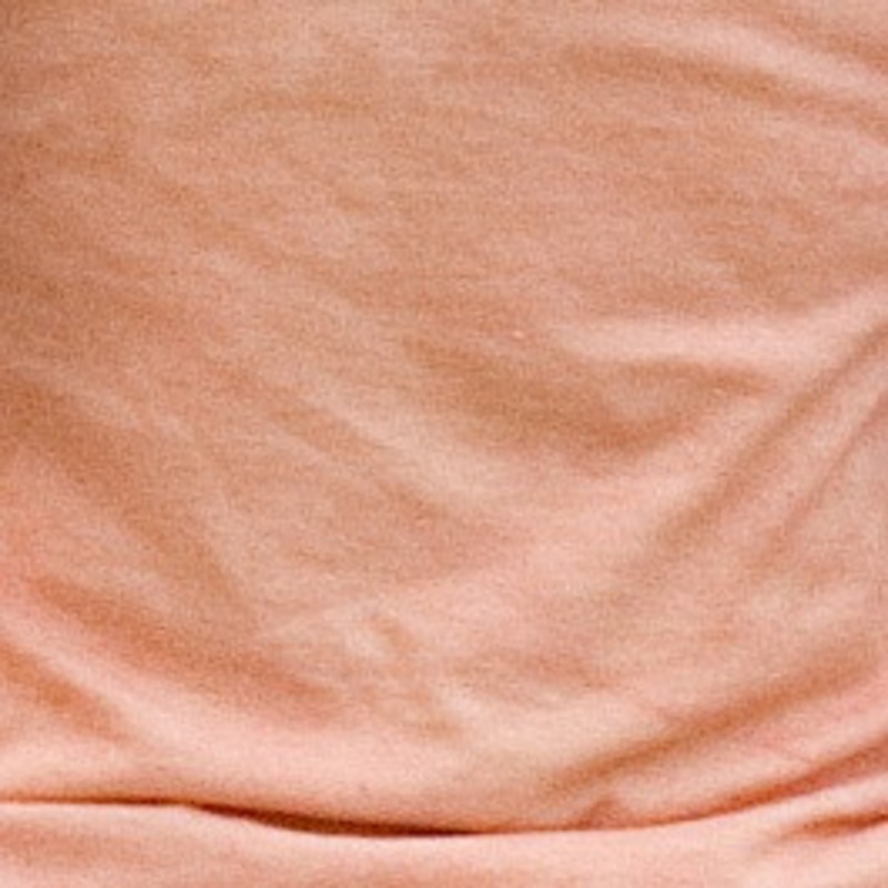 Soft V Neck Orange Long Sleeve Tshirt