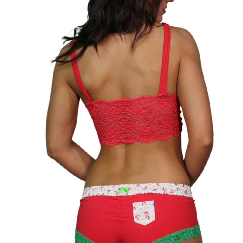 Watermelon Crop Top with Kelly Logo Band