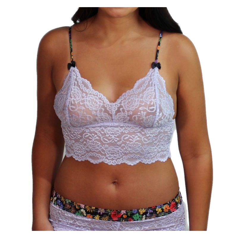 Lavender lace camisole