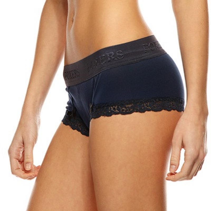 Midnight Blue Sheer Boyshort