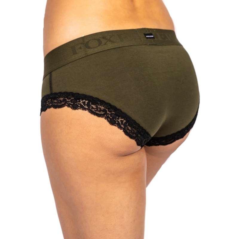 Olive boy brief with FOXERS logo band