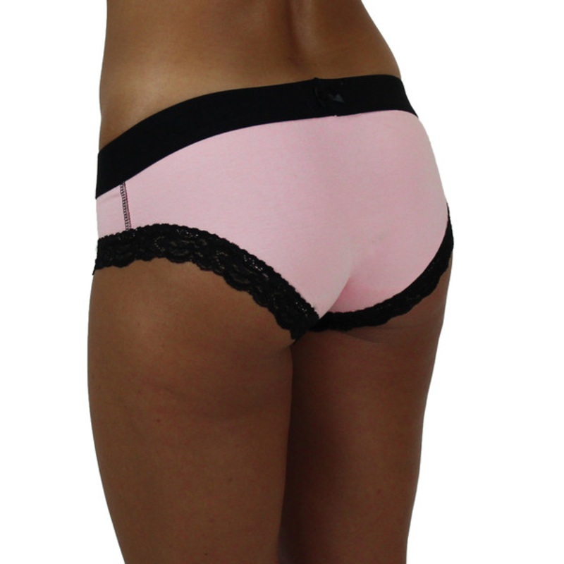 Pink Boy Brief  with Black FOXERS Logo