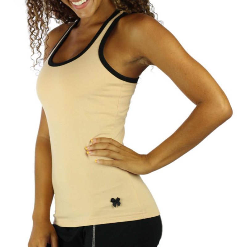 Sand Racer Back with Black Trim