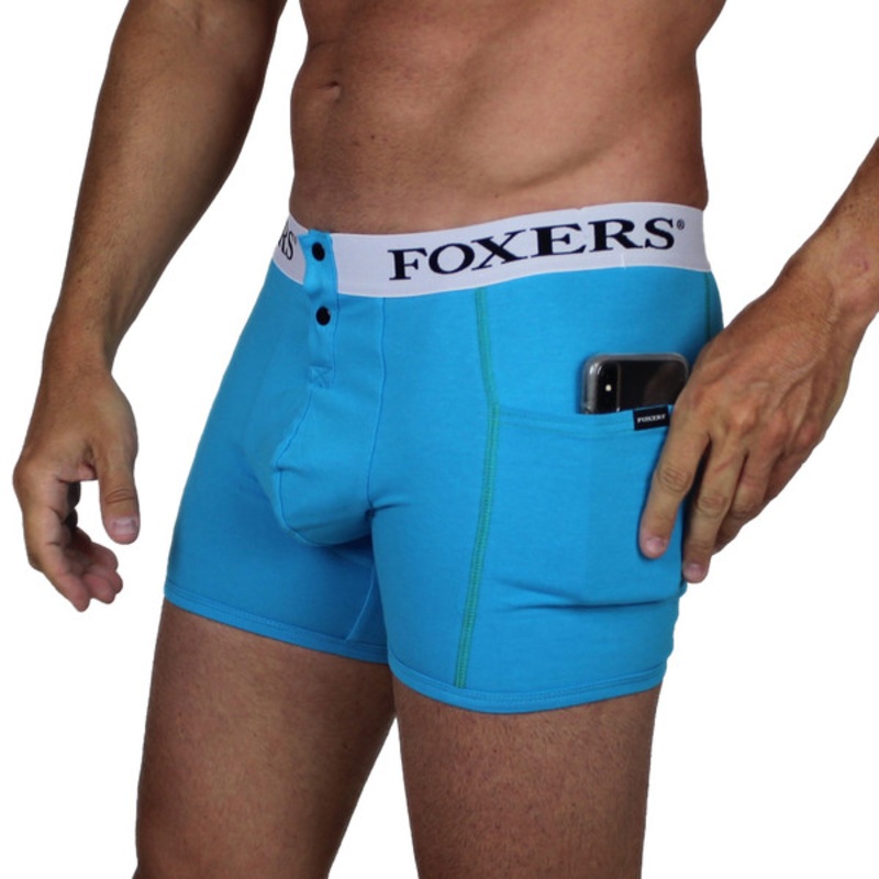 Turquoise Blue Men’s Boxer Brief