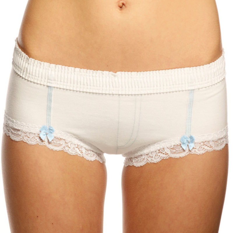 White Boyshort