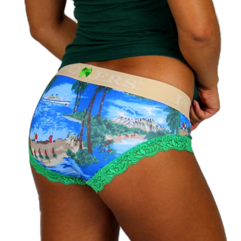 Boy Brief Hawaiian Sand logo swim or undies