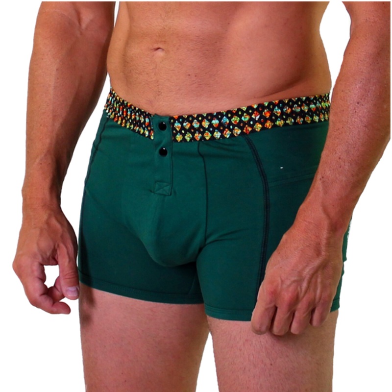 Dark Green Men’s Boxer Briefs