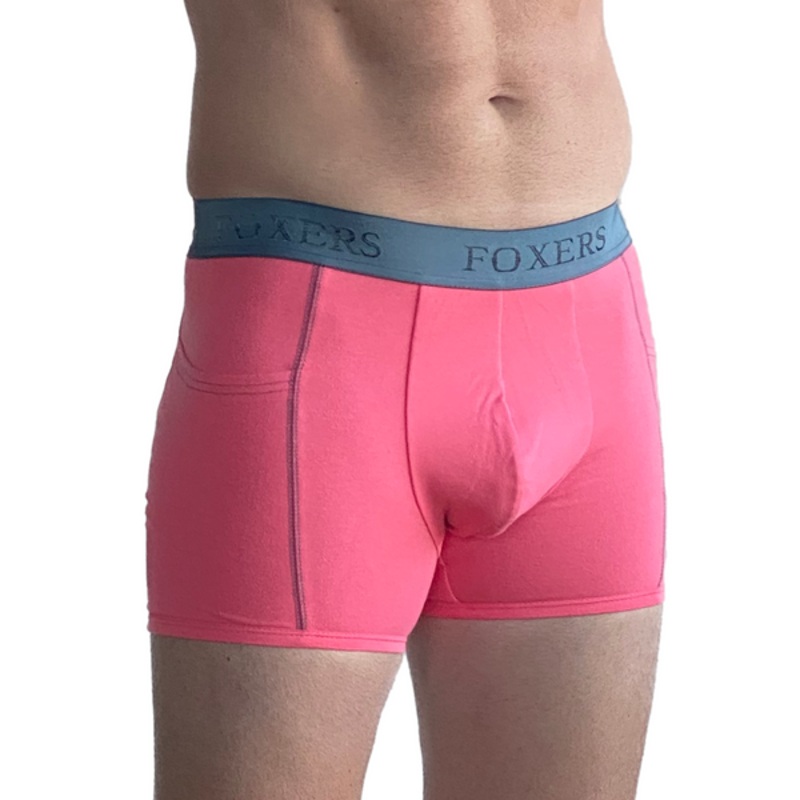 Men’s FOXERS Coral Chargray Logo no snap