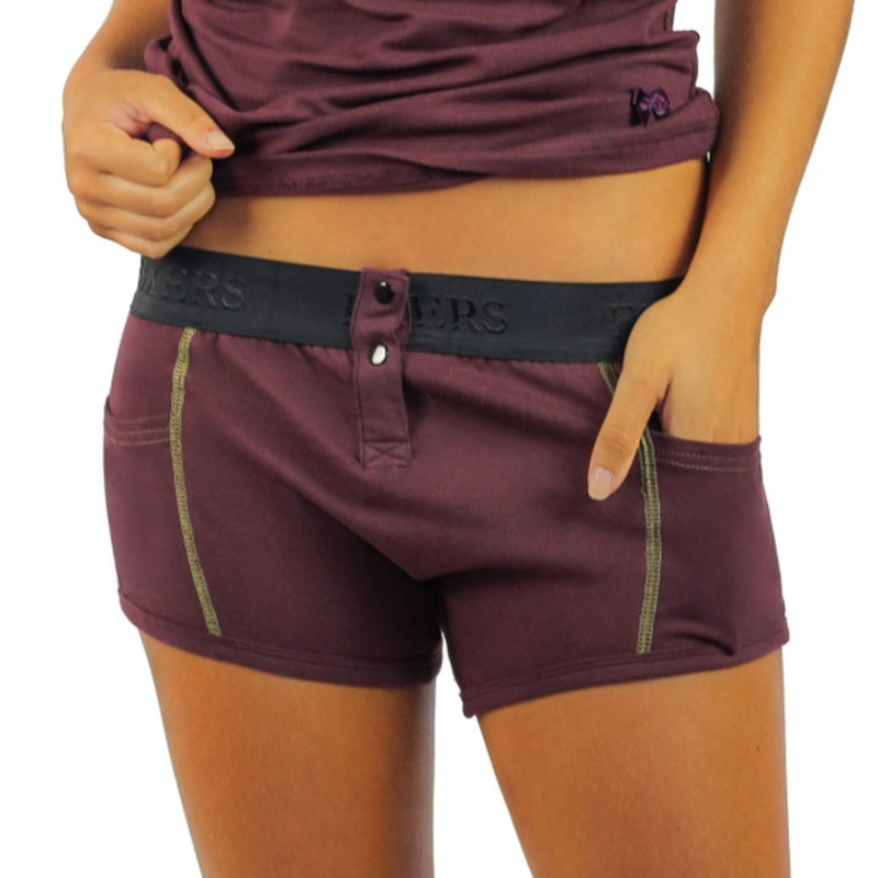 FOXERS Fig Tomboy Boxer Brief Black Logo