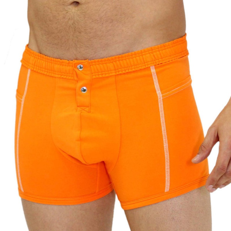 Men’s Orange Boxer Brief